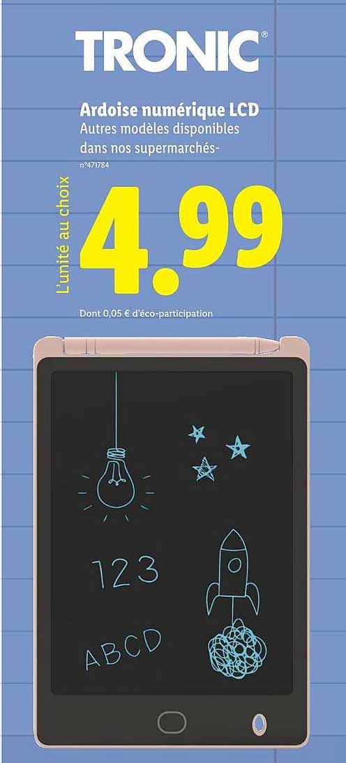 Ardoise numérique LCD
