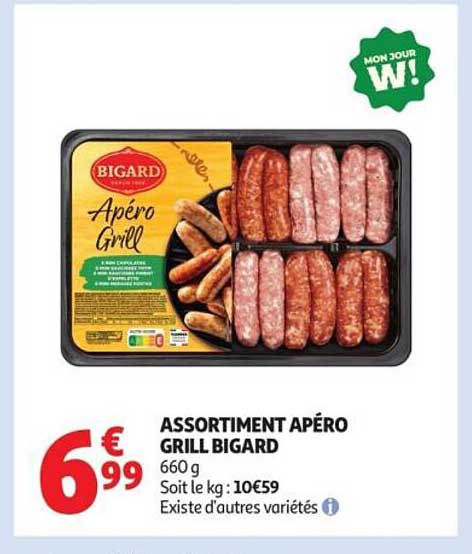 ASSORTIMENT APÉRO GRILL BIGARD