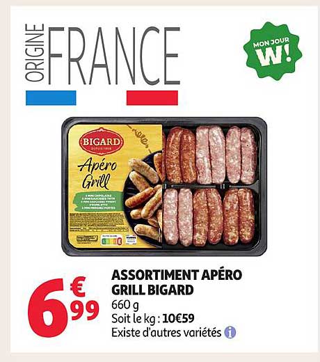 ASSORTIMENT APÉRO GRILL BIGARD