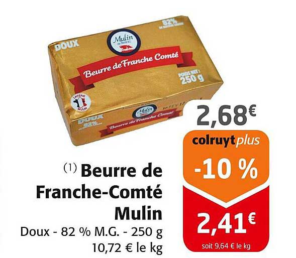 Beurre de Franche-Comté Mulin