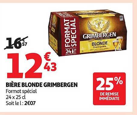 BIÈRE BLONDE GRIMBERGEN