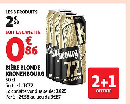 Bière Blonde Kronenbourg