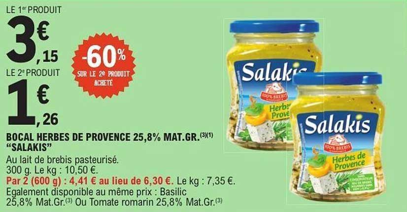 Bocal Herbes de Provence 25,8% Mat.Gr. "Salakis"