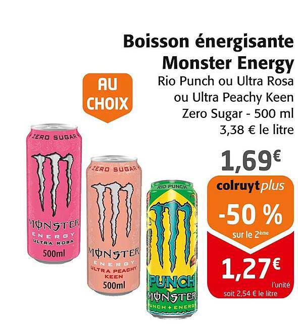 Boisson énergisante Monster Energy