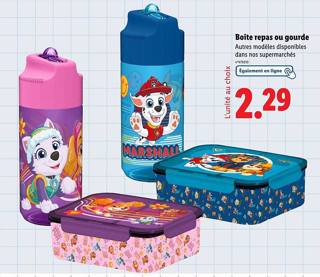 Boîte repas ou gourde