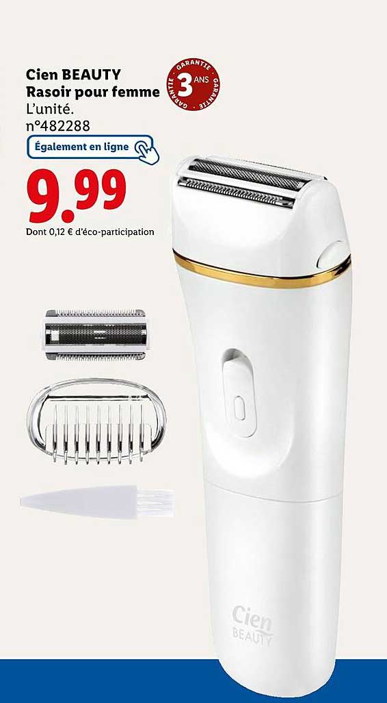 Cien BEAUTY Rasoir pour femme
