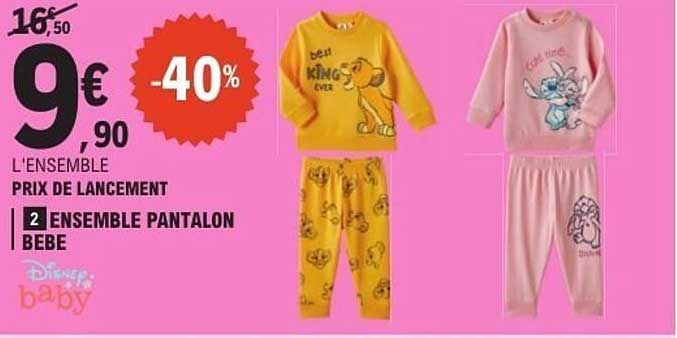 ENSEMBLE PANTALON BEBE