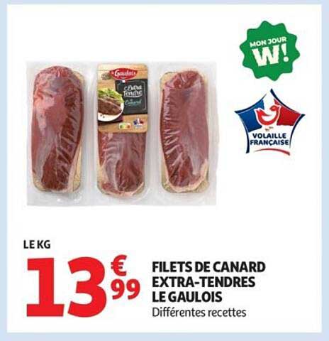 FILETS DE CANARD EXTRA-TENDRES LE GAULOIS
