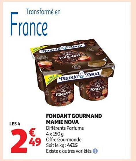 FONDANT GOURMAND MAMIE NOVA