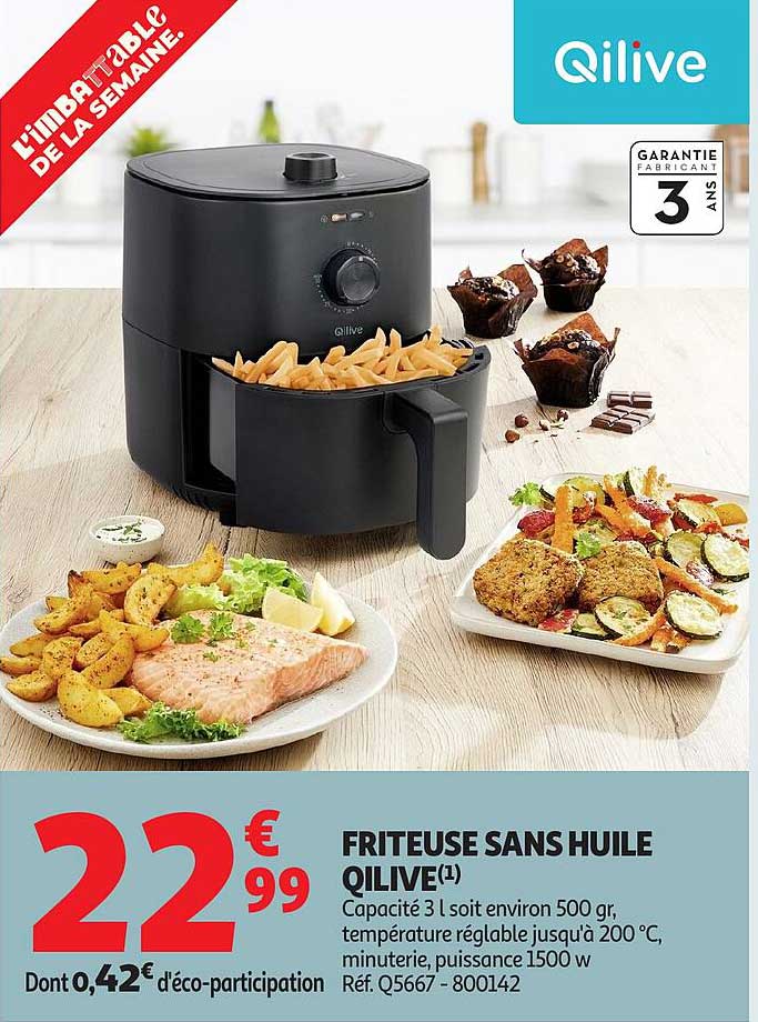 FRITEUSE SANS HUILE QILIVE