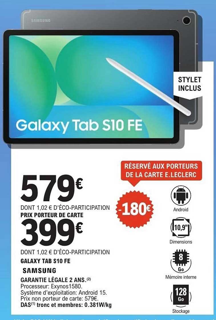 Galaxy Tab S10 FE