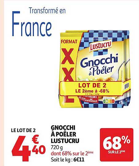 GNOCCHI À POÊLER LUSTUCRU