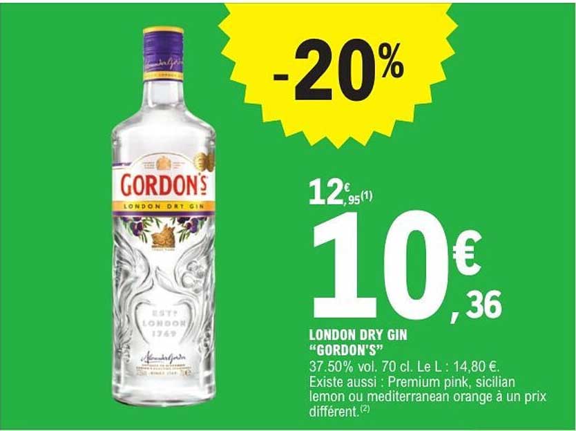 Gordon's London Dry Gin -20%