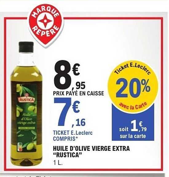 HUILE D'OLIVE VIERGE EXTRA “RUSTICA”