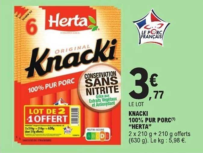 KNACKI 100% PUR PORC