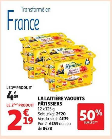 LA LAITIÈRE YAOURTS PÂTISSIERS
