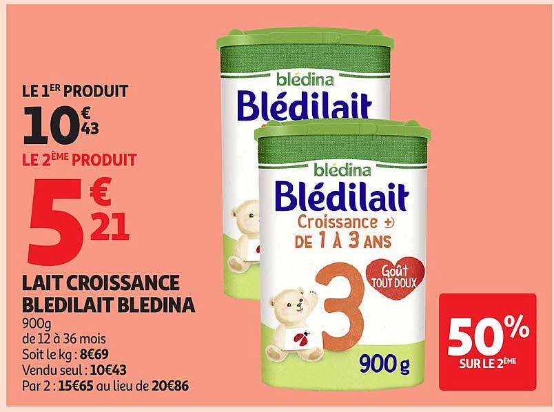 Lait Croissance Blédilait Bledina