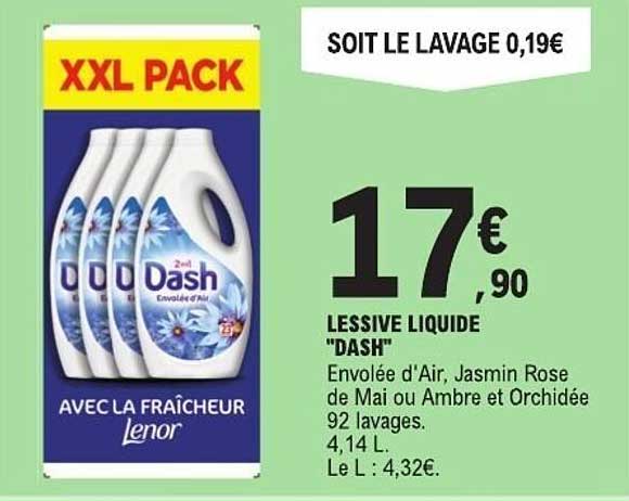 LESSIVE LIQUIDE "DASH"