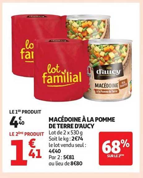 MACÉDOINE À LA POMME DE TERRE D'AUCY