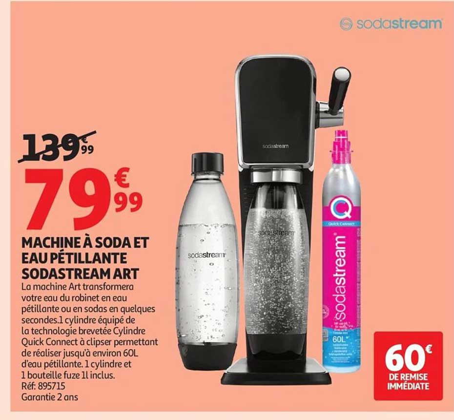 MACHINE À SODA ET EAU PÉTILLANTE SODASTREAM ART