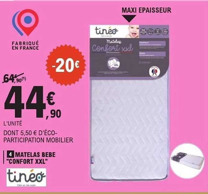 Matelas Confort XXL