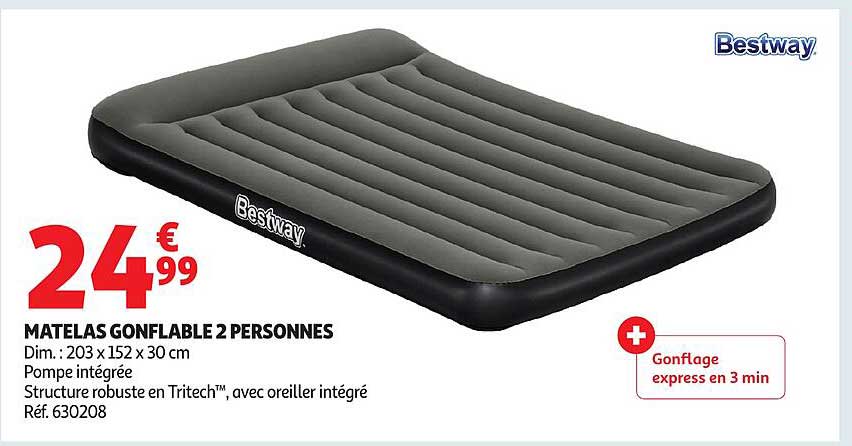 MATELAS GONFLABLE 2 PERSONNES