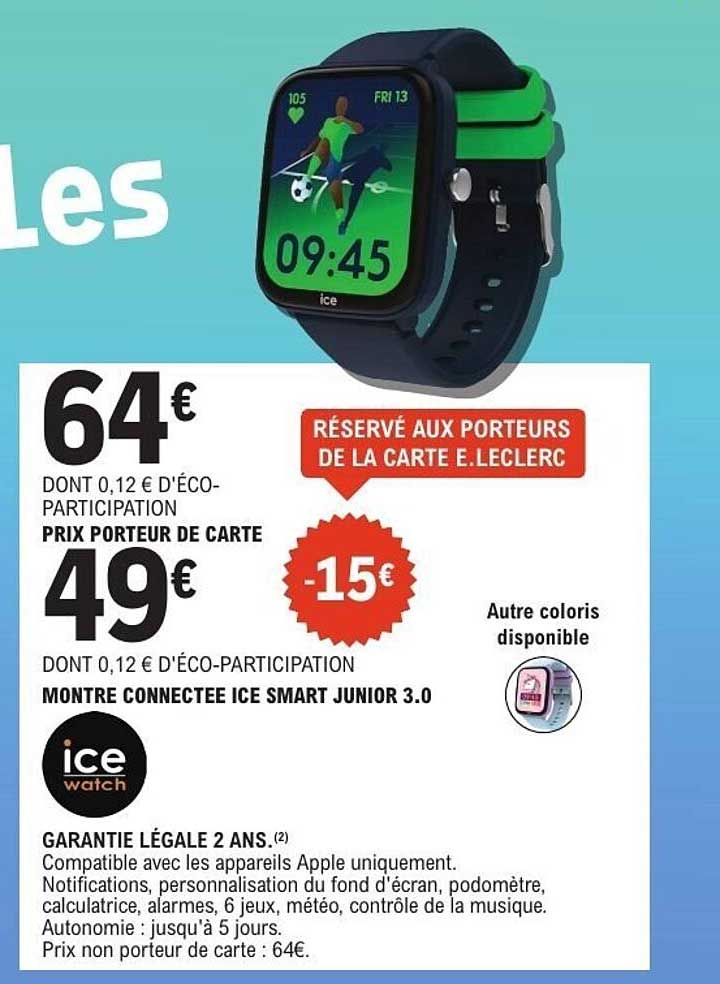 Montre Connectée Ice Smart Junior 3.0