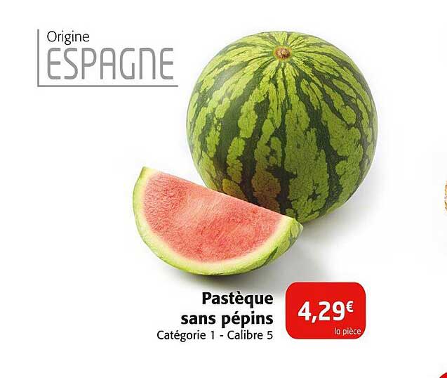 Pastèque sans pépins