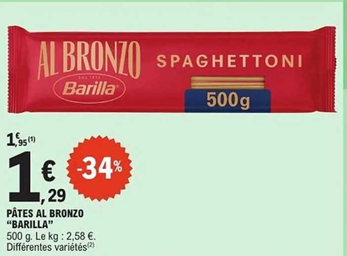 PÂTES AL BRONZO "BARILLA"