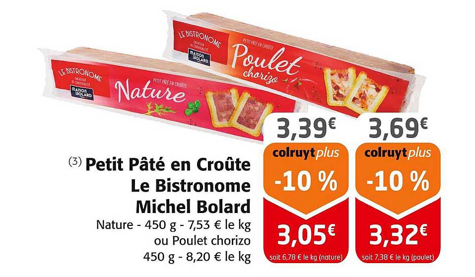 Petit Pâté en Croûte Le Bistronome Michel Bolard