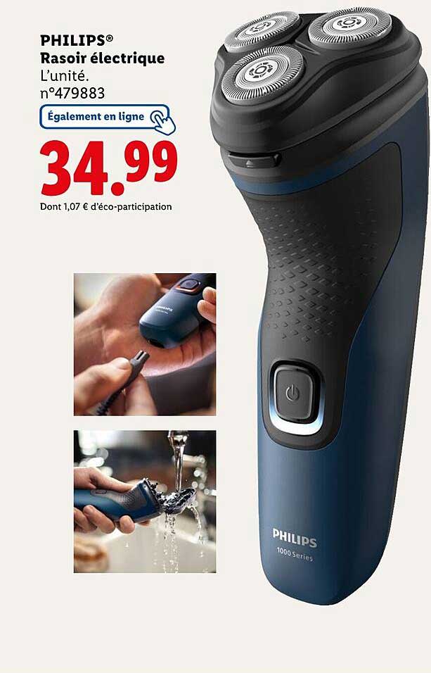 PHILIPS® Rasoir électrique L’unité n°479883
