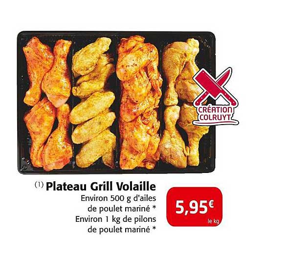 Plateau Grill Volaille