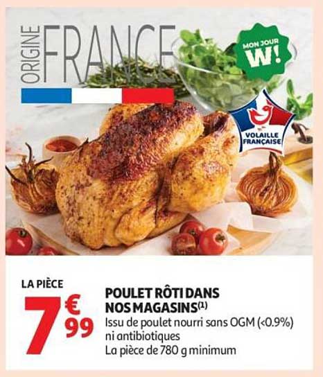 POULET RÔTI DANS NOS MAGASINS
