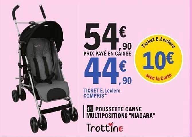 Poussette canne multiposition 'Niagara'