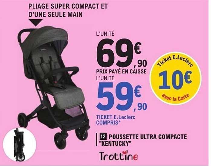 POUSSETTE ULTRA COMPACTE "KENTUCKY"