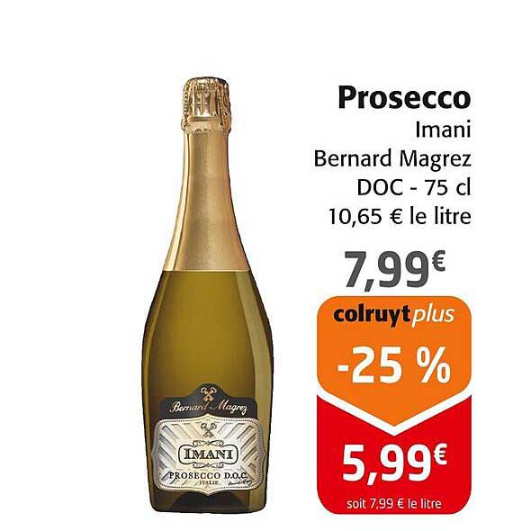 Prosecco Imani Bernard Magrez DOC - 75 cl