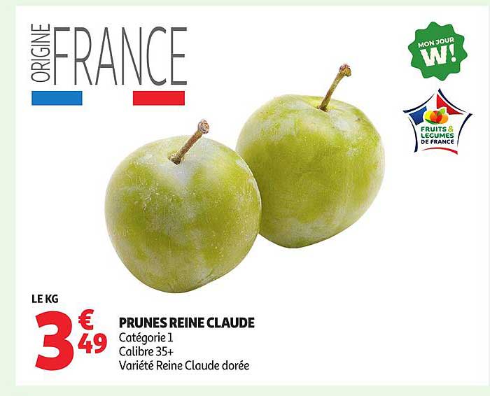 PRUNES REINE CLAUDE
