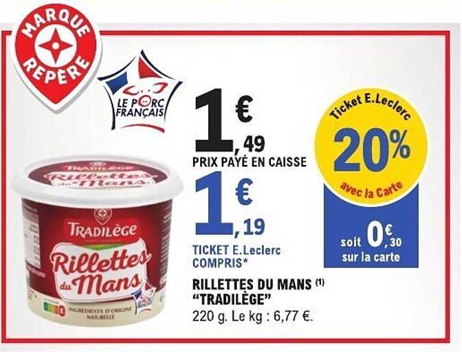 Rillettes du Mans "Tradilège"