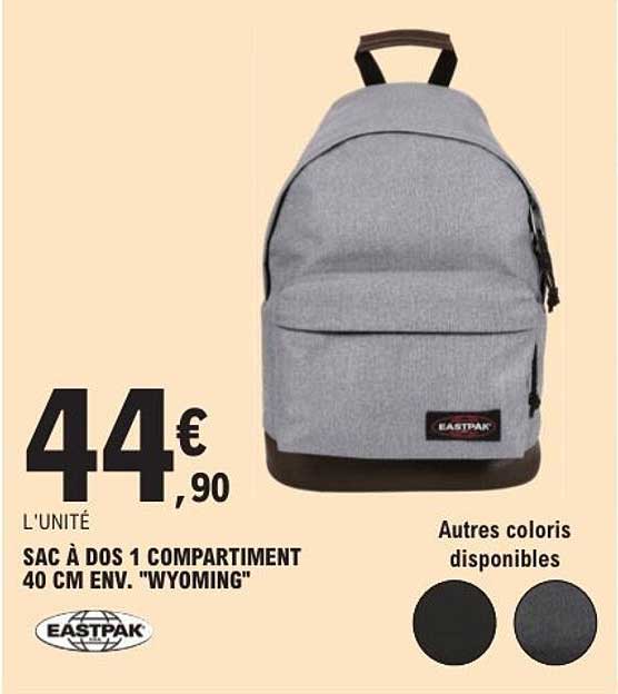 SAC À DOS 1 COMPARTIMENT 40 CM ENV. "WYOMING"