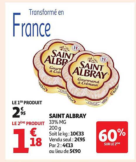 SAINT ALBRAY 33% MG 200 g