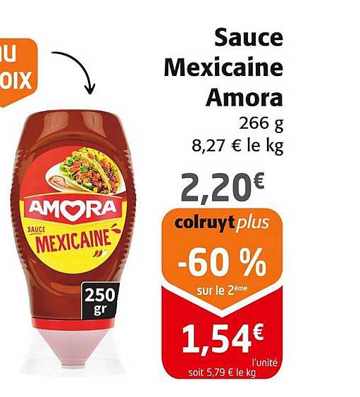 Sauce Mexicaine Amora