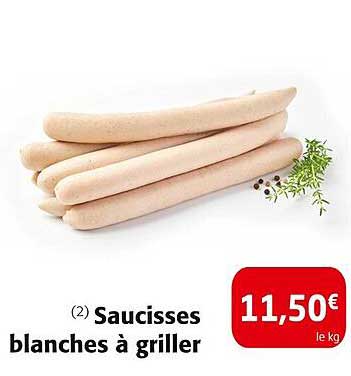 Saucisses blanches à griller