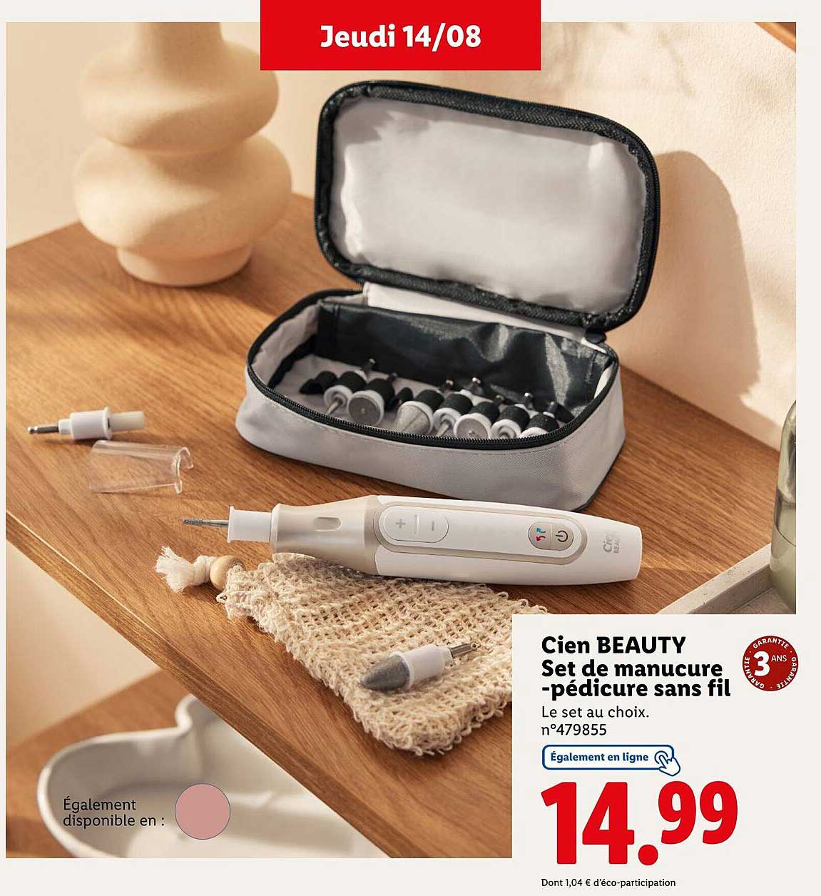 Set de manucure-pédicure sans fil