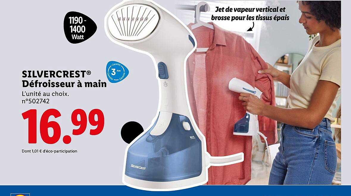 SILVERCREST® Défroisseur à main