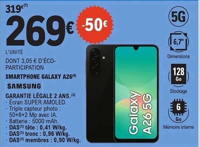 SMARTPHONE GALAXY A26 5G