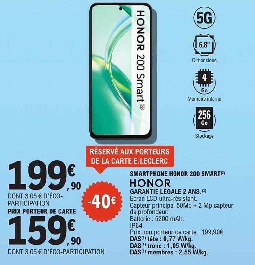 SMARTPHONE HONOR 200 SMART