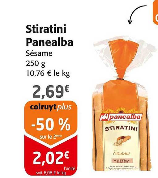 Stiratini Panealba Sésame 250 g