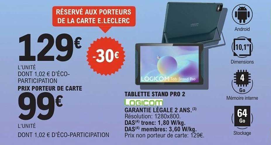 TABLETTE STAND PRO 2