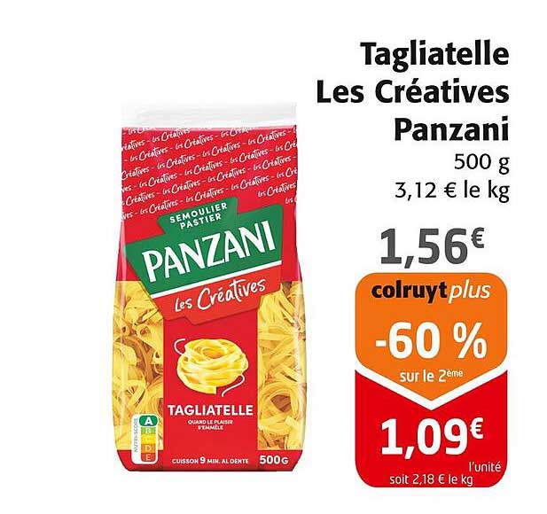 Tagiatelle Les Créatives Panzani