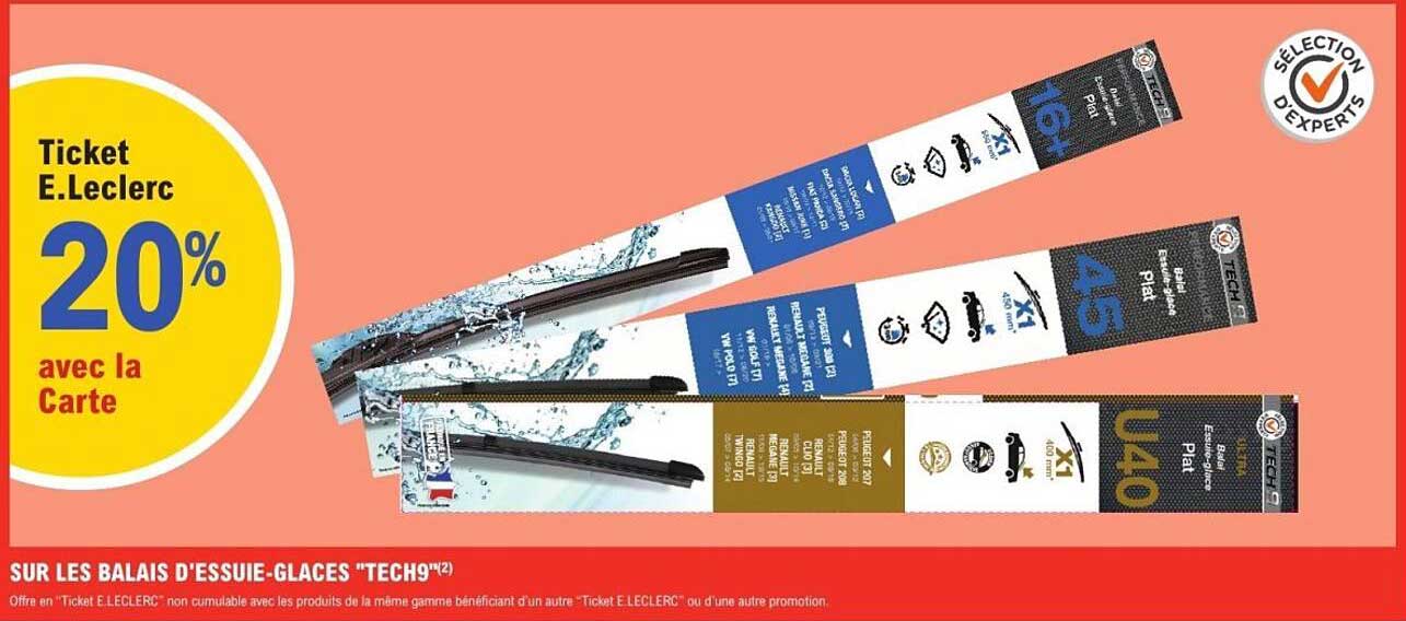 Ticket E.Leclerc 20% avec la Carte
